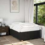 vidaXL Bedframe zonder matras 120x190 cm stof zwart, Verzenden, Nieuw