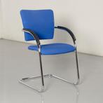 Rohde & Grahl vergaderstoel, blauw, slede frame, Ophalen of Verzenden, Gebruikt