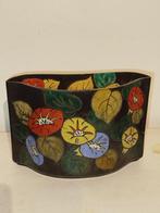 VERRERIE DE LEUNE (1861-1930), enamelled jardinière listed