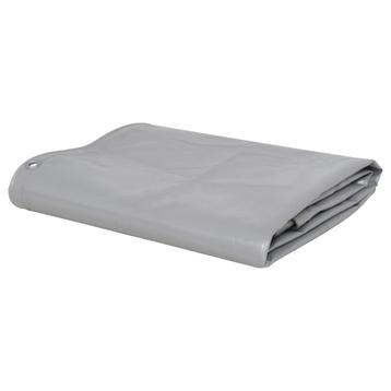 vidaXL Dekzeil 650 g/m² 3x3 m grijs, Verzenden