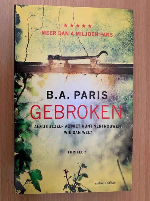 Gebroken - special Primera/Kruidvat 9789026355875 B.A. Paris, Boeken, Thrillers, Gelezen, Verzenden