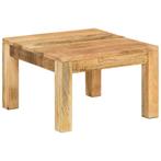 vidaXL Salontafel 55x55x35 cm massief mangohout, Huis en Inrichting, Verzenden, Nieuw