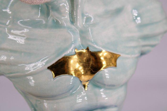 Max Modolo - Celadon Batman Bust· Porcellana, Antiek en Kunst, Kunst | Designobjecten