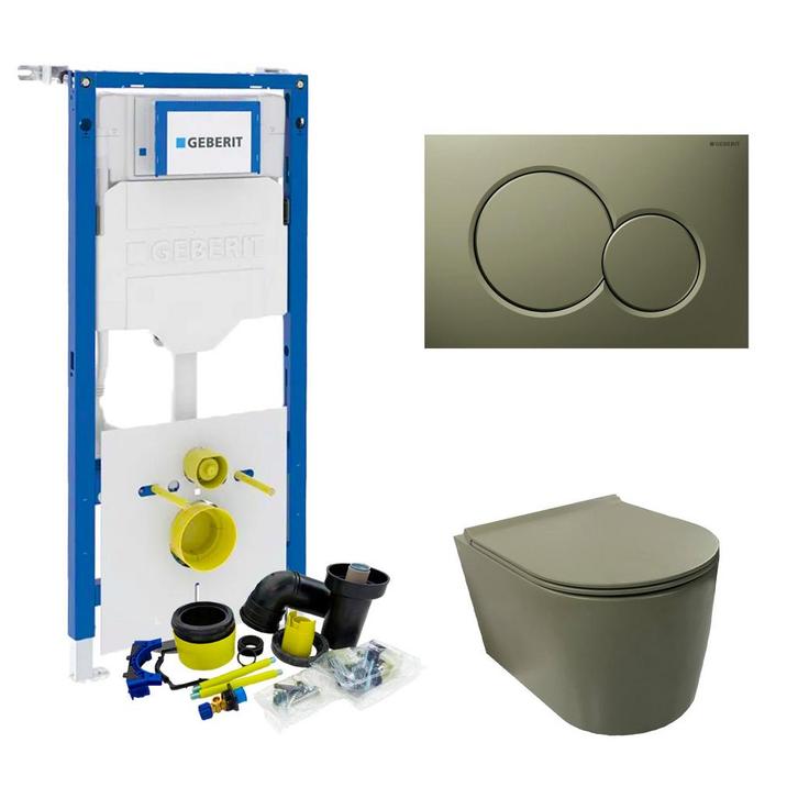 Geberit UP320 Toiletset Wandcloset Salenzi Civita Mat, Doe-het-zelf en Bouw, Sanitair, Overige typen, Nieuw, Ophalen of Verzenden