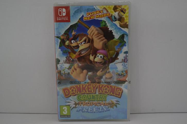 Donkey Kong Country - Tropical Freeze - SEALED (SWITCH UKV), Games en Spelcomputers, Games | Nintendo Switch