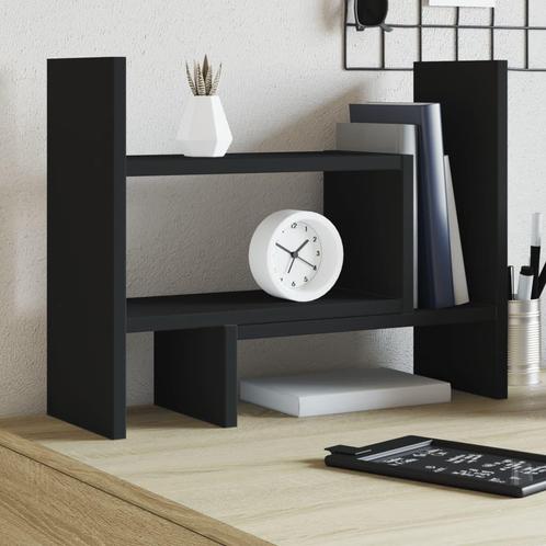 vidaXL Bureau organiser 38,5x17x39 cm bewerkt hout zwart, Zakelijke goederen, Overige Zakelijke goederen, Verzenden