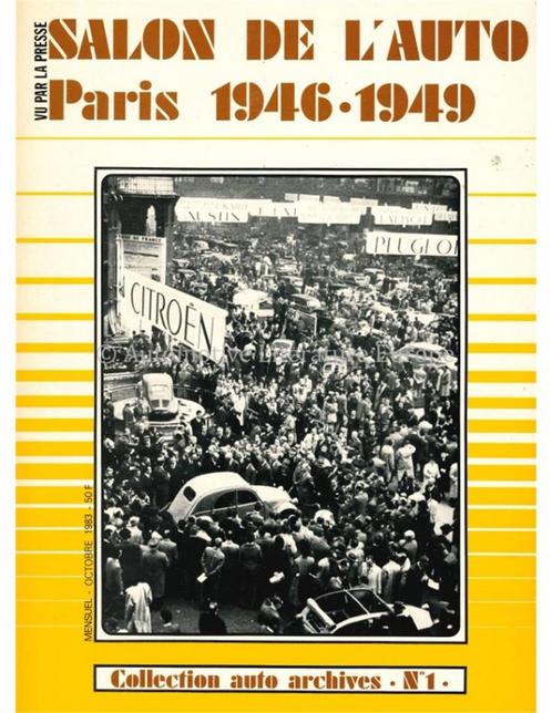 SALON DE L'AUTO PARIS 1946-1949 - FABIEN SABATES - BOEK, Boeken, Auto's | Boeken, Ophalen of Verzenden