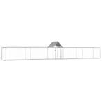 vidaXL Kippenren 9x1x1,5 m gegalvaniseerd staal, Verzenden, Nieuw