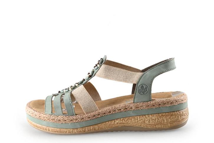 Rieker sandalen in maat 39 Groen | 5% korting, Kleding | Dames, Schoenen, Groen, Zo goed als nieuw, Sandalen of Muiltjes, Verzenden