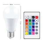 LED Lamp 10W (Warm) - RGB Verlichting met IR, Huis en Inrichting, Lampen | Overige, Nieuw, Verzenden