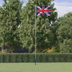 vidaXL Vlag met vlaggenmast Verenigd Koninkrijk 6,23 m, Diversen, Verzenden, Nieuw