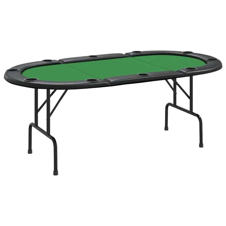 Pokertafel Groen 207cm | Retour Deal | Topdeal!, Antiek en Kunst, Antiek | Meubels | Tafels, Verzenden