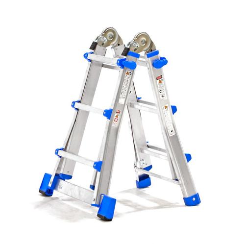 Gebruikte reformladder 4x3 treden, Doe-het-zelf en Bouw, Ladders en Trappen, Gebruikt, Ophalen of Verzenden
