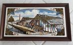 Vintage Tegel (3) - Lessenaar, Warenhuis, Druivenserre -, Antiek en Kunst, Antiek | Glaswerk en Kristal