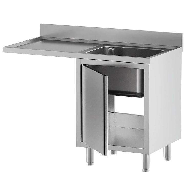 Spoeltafel | STANDARD LINE EVO | RVS | 1 Spoelbak (Rechts), Zakelijke goederen, Horeca | Keukenapparatuur, Nieuw in verpakking