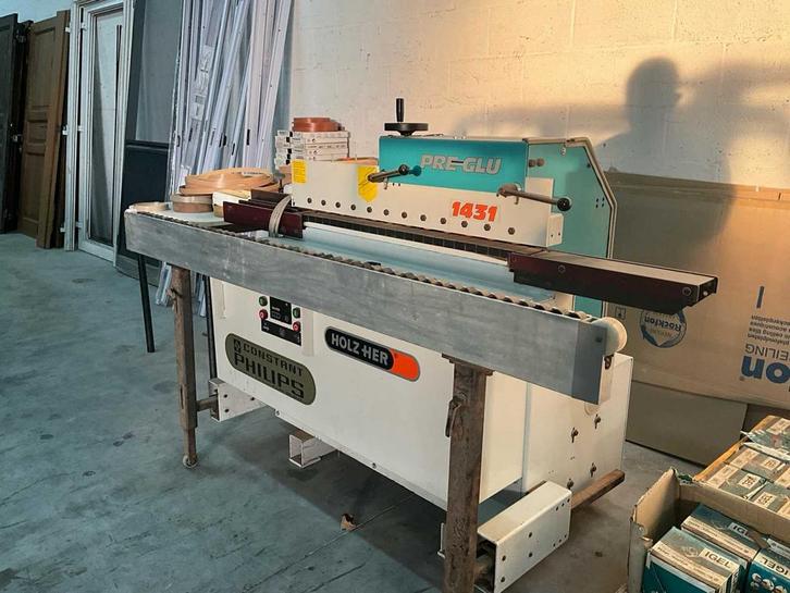 Online veiling - 1993 Holzher PRE GLU 1431 Kantenlijmmachine, Zakelijke goederen, Machines en Bouw | Houtbewerking, Ophalen