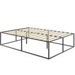 tectake Metalen bedframe Kyoto met lattenbodem, 250 kg - 140, Huis en Inrichting, Slaapkamer | Bedden, Verzenden, Nieuw