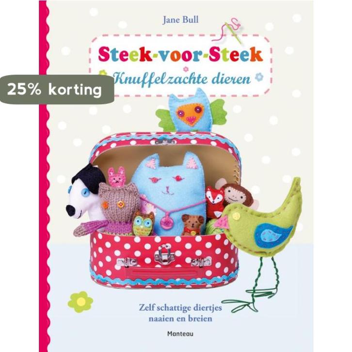 Knuffelzachte dieren / Steek-voor-steek 9789002250682, Boeken, Kinderboeken | Jeugd | 13 jaar en ouder, Gelezen, Verzenden