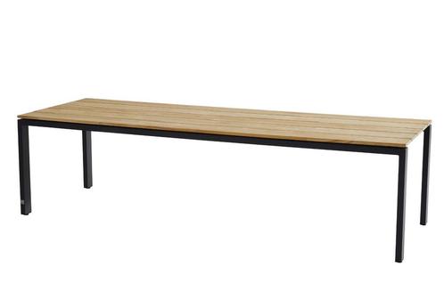 4 Seasons Outdoor Goa tafel met teak blad 280 x 95 cm * SALE, Tuin en Terras, Tuinsets en Loungesets