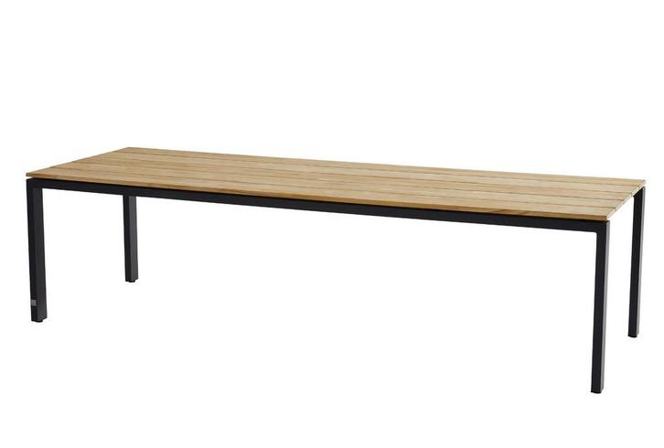 4 Seasons Outdoor Goa tafel met teak blad 280 x 95 cm * SALE, Tuin en Terras, Tuinsets en Loungesets