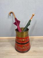 Hindeloopen ton – nu als karaktervolle paraplubak -, Antiek en Kunst