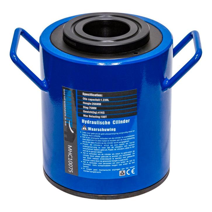 Holcilinder 100 ton slag 75mm, Doe-het-zelf en Bouw, Gereedschap | Lasapparaten, Ophalen of Verzenden