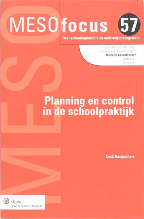Meso focus  -   Planning en control in de schoolpraktijk, Livres, Livres d'étude & Cours, Envoi