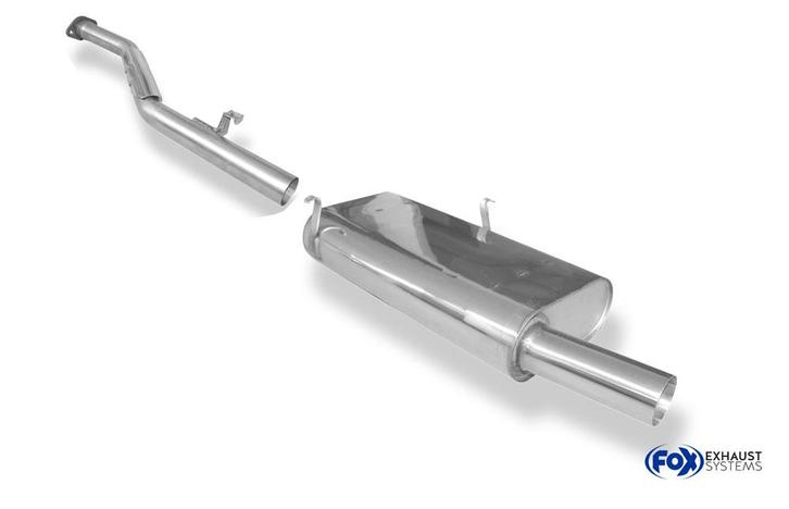 FOX BMW E30 318is einddemper en voordemper vervangingspijp -, Auto-onderdelen, Uitlaatsystemen, Nieuw, Verzenden