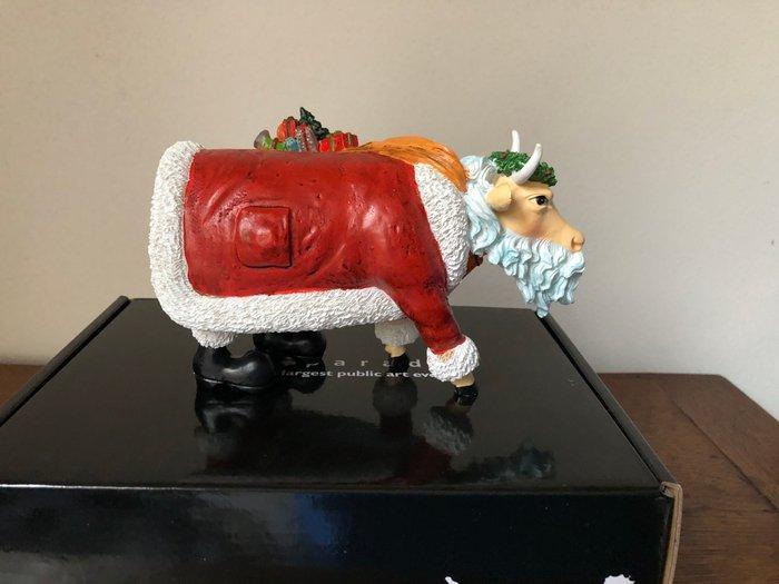 Beeldje - Cow Parade. Cowparade. Father X-mas. - Polyresin., Antiek en Kunst, Curiosa en Brocante