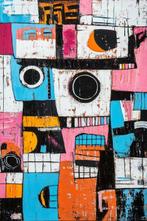 Felix van Horst - Chroma Clash (XXL), Antiquités & Art, Art | Peinture | Moderne