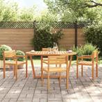 vidaXL Tuintafel ovaal 150x90x75 cm massief acaciahout, Tuin en Terras, Tuintafels, Verzenden, Nieuw