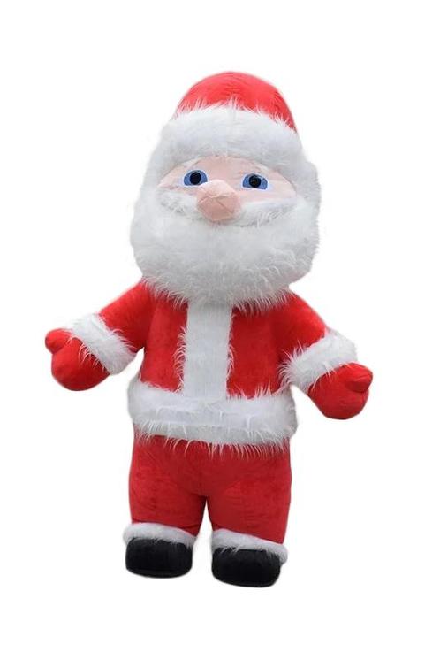 KIMU® Groot Opblaas Kostuum Kerstman 2 Meter Opblaasbaar Pak, Kleding | Dames, Carnavalskleding en Feestkleding, Nieuw, Ophalen of Verzenden