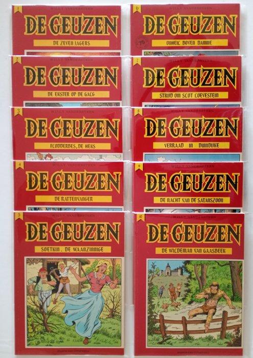 De Geuzen 1 t/m 10 - Complete reeks SC - 10 Album - Eerste, Boeken, Stripverhalen