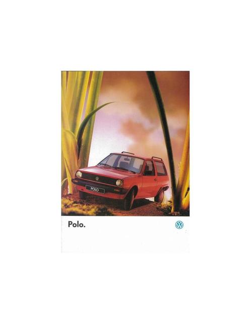 1988 VOLKSWAGEN POLO BROCHURE FRANS, Livres, Autos | Brochures & Magazines