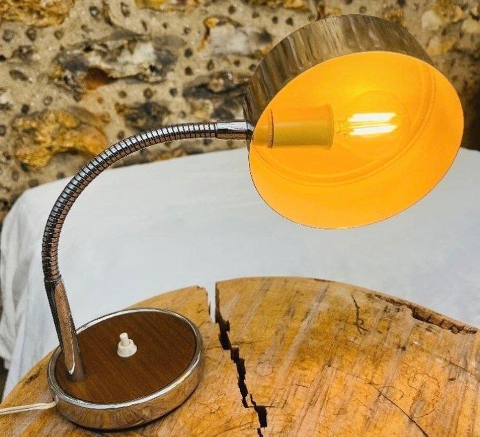 Lamp - Hout, Chroom, Antiek en Kunst, Curiosa en Brocante