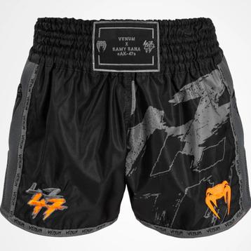 Venum S47 Muay Thai Kickboks Short Zwart Oranje