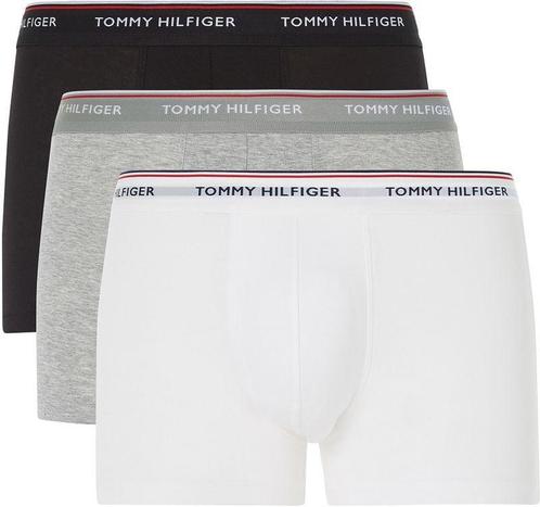 Tommy Hilfiger Boxer 3-Pack Black/White/Grey maat XXL Heren, Kleding | Heren, Ondergoed, Grijs, Boxer, Verzenden