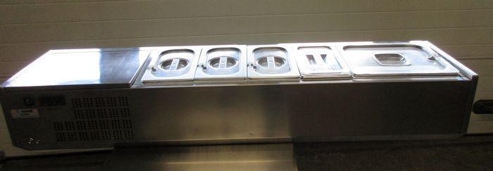 Opzetkoelvitrine B142 x D33 x H26cm, Zakelijke goederen, Horeca | Keukenapparatuur