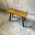 Kruk - Eik - Oude handgemaakte eikenhouten kruk