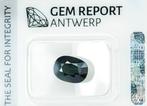 Zonder Minimumprijs Saffier  - 3.12 ct - Gem Report Antwerp, Handtassen en Accessoires, Edelstenen, Nieuw