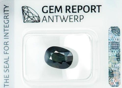 Zonder Minimumprijs Saffier  - 3.12 ct - Gem Report Antwerp, Handtassen en Accessoires, Edelstenen