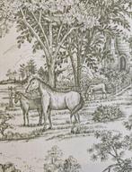 Originele Toile de Jouy stof Country-600x140cm -