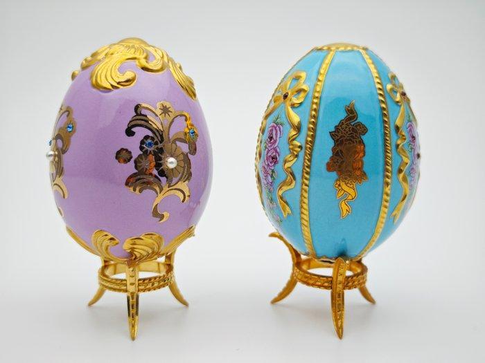 Fabergé ei - 2 Fabergé-eieren - Porselein, Antiek en Kunst, Curiosa en Brocante