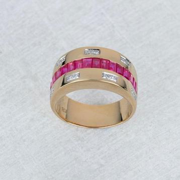 Sans Prix de Réserve - Bague tendance - 18 carats Or jaune -