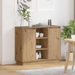 vidaXL Dressoir met plank Artisan Eiken 90 x 32 x 75 cm, Huis en Inrichting, Verzenden, Nieuw