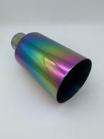 4 Inch rainbow RVS uitlaat sierstuk recht, Ophalen of Verzenden, Nieuw