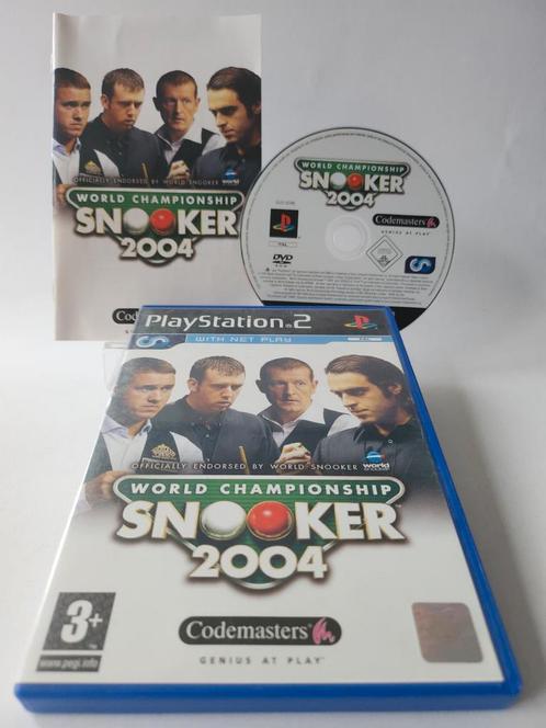 World Championship Snooker 2004 Playstation 2, Games en Spelcomputers, Games | Sony PlayStation 2, Zo goed als nieuw, Ophalen of Verzenden