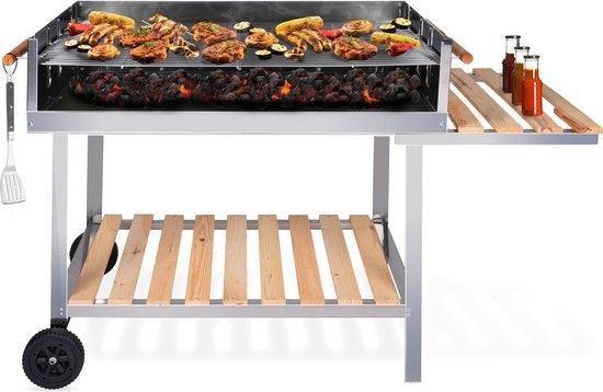 2dekans | BBQ-collectie houtskoolbarbecue - BBQ met tafel -, Tuin en Terras, Houtskoolbarbecues, Ophalen of Verzenden