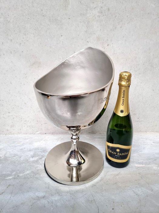 Champagne koeler - Staal, Antiek en Kunst, Antiek | Meubels | Tafels