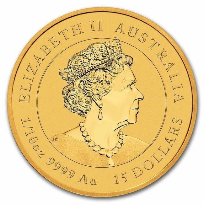 Australië. 15 Dollars 2023 1/10 oz .9999 Fine Gold Lunar, Timbres & Monnaies, Métaux nobles & Lingots
